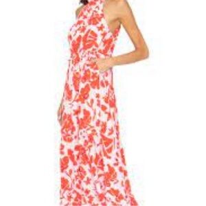 Caballero Holli Reversible Floral Halter Maxi Dress
